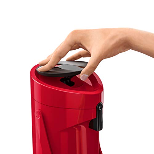 Tefal Pump Vacuum Jug Flask Ponza 1.9L Red Flask Insulated With Inner Glass K3140314 8 Tefal Pump Vacuum Jug Flask Ponza 1.9L Red Flask Insulated With Inner Glass K3140314