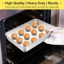 Nadstar Aluminium Square Tray 13" Cake Moulds Rectangle Baking Tray Deep Oven Pan for Lasagna Brownie Pizza Heavy Duty Anti-Rust Easy Clean No18