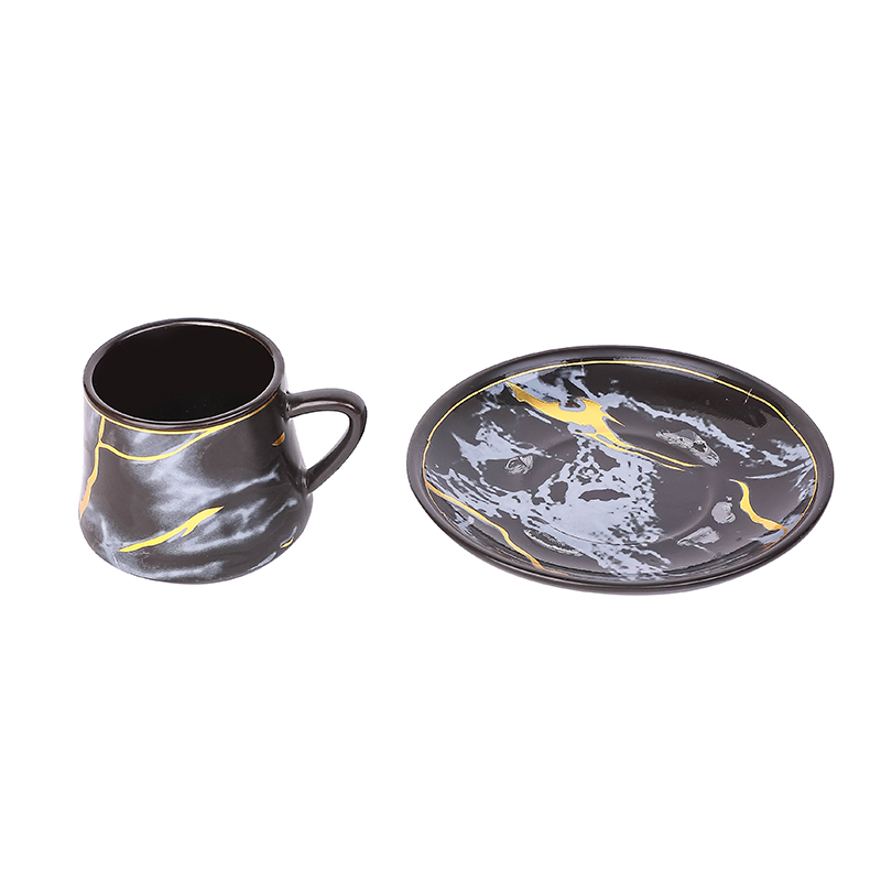 Nadstar Porcelain Cup &Amp; Saucer Golden Print Tea Coffee Cups 0035-1/2 5 Nadstar Porcelain Cup &Amp; Saucer Golden Print Tea Coffee Cups 0035-1/2