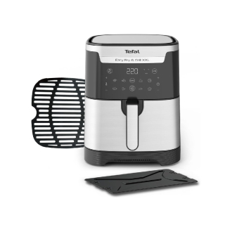 Tefal 2in1 Air Fryer Easy Fry & Grill XXL 6.5L 1830W with Grill Plate Digital Display & Timer EY801D27