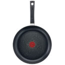Tefal Total Induction Frypan 32cm Non Stick Thermo Signal Titanium Partials 100% Safe Frying Pan Black Aluminium G1520844