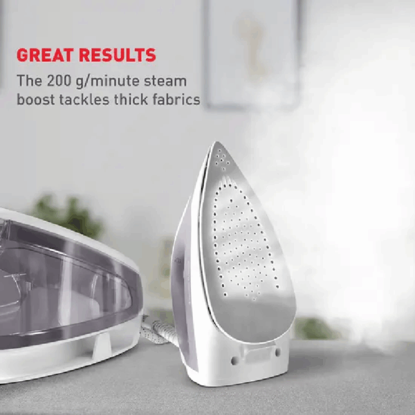 Tefal Express Optimal Steam Generator Iron 2200W With 1.2L Tank 1.6M Power Cord Ceramic Soleplate Sv4111G0