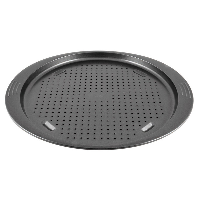 Tefal Easy Grip Pizza Pan Round 34 Cm Carbon Steel Easy Handling Large Handles Non-Stick Coating Easy Release Easy Cleaning Dark Grey J1629045 3 Tefal Easy Grip Pizza Pan Round 34 Cm Carbon Steel Easy Handling Large Handles Non-Stick Coating Easy Release Easy Cleaning Dark Grey J1629045