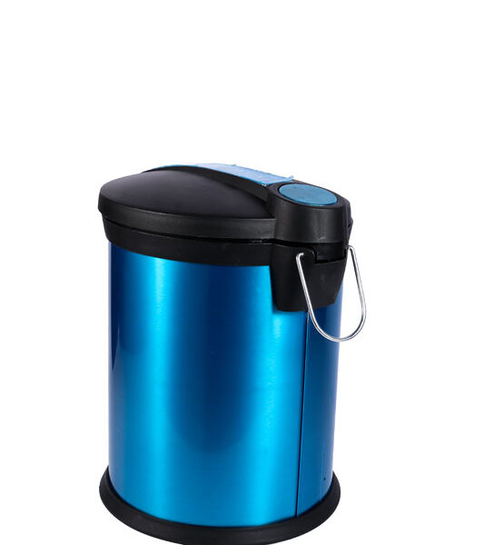 Nadstar Dustbin Pedal Steel 20 Liter Blue B09-20LP Offer Product with Dent