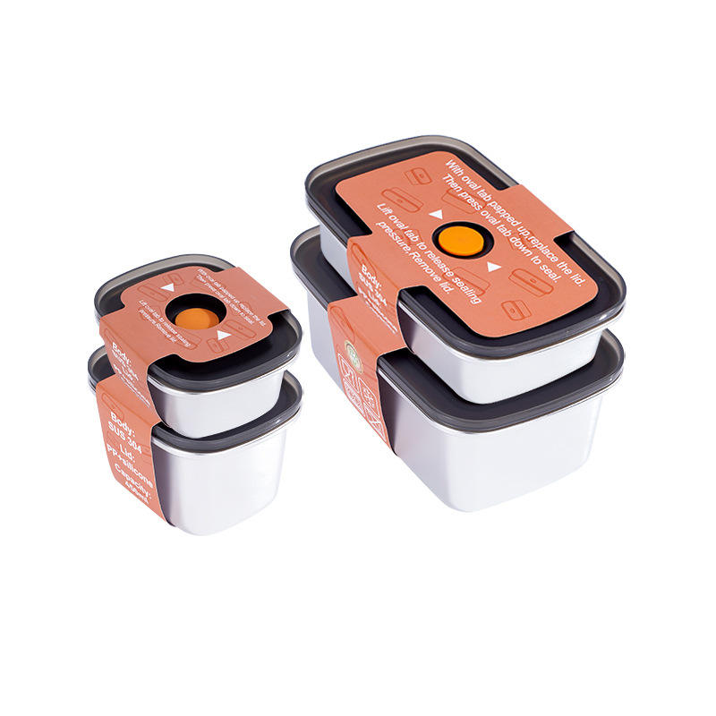 Nadstar Stainless Steel Food Storage 2900Ml Eco-Friendly Lunchbox Compartments Stainless Steel Take Away Sp0574 6 Nadstar Stainless Steel Food Storage 2900Ml Eco-Friendly Lunchbox Compartments Stainless Steel Take Away Sp0574