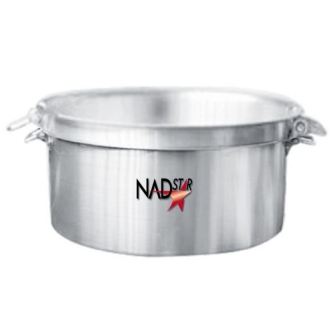 Nadstar Aluminum Sufuria 2pcs with Lid & Handle 72-76 Cookware Set Tope Cooking Pot with Lid and Handle for Commercial Use - Kitchen Heavy Duty