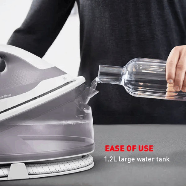Tefal Express Optimal Steam Generator Iron 2200W With 1.2L Tank 1.6M Power Cord Ceramic Soleplate Sv4111G0