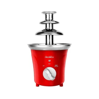 Decakila Chocolate Fountain 70W 3 Levels Of Melting Stainless Steel Plastic Body Fondue Chocolate Fountain KETT011R