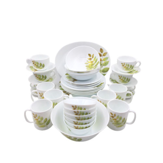 La Opala Dinner Set Flowered Autumn Shadow Ivory 50pcs 0927