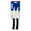 Tramontina Felice Barbecue Knife 5'' Stainless Steel Blades, Microserrated Edge and Black Polypropylene Handles 2pc Set 23494/205
