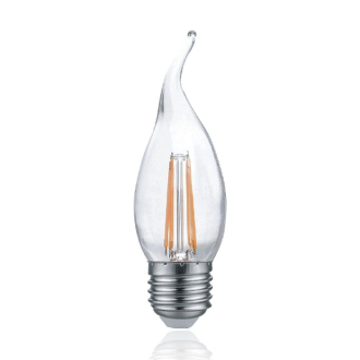 Tronic 4 Watts Filament Candle Tail LED E27 (Screw) Bulb