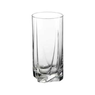 Pasabahce Luna Tumbler Glasses 390cc V Block Antimicrobial Technology 6pcs 42358