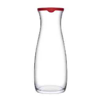 Pasabahce Carafe Amphora with Grey / Red Lid 1180ml 43813