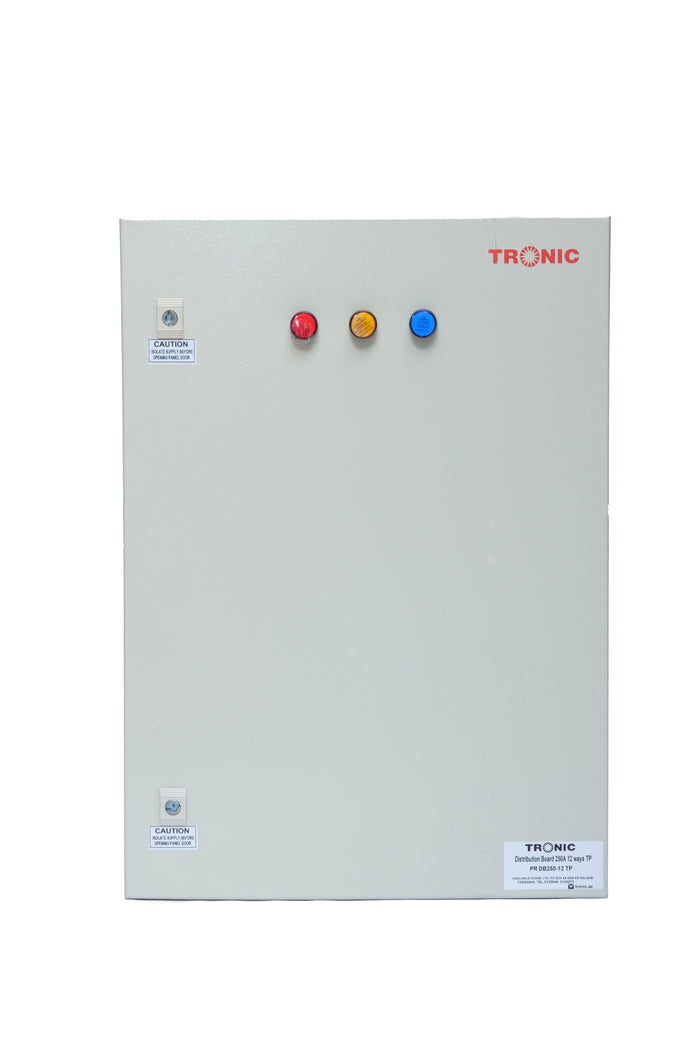 Tronic 250A 12 Ways Three Phase Distribution Board 2 Tronic 250A 12 Ways Three Phase Distribution Board