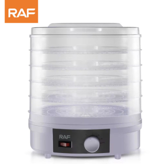RAF Fruit Dehydrator 5 Trays 350W, Adjustable Temperature, Simple Operation R.6800