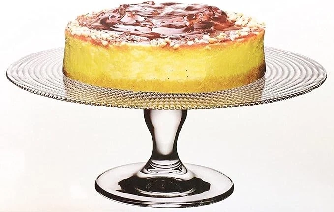 Pasabahce Patisserie Foot Service Glass Plate 28Cm, Stylish Design, Versatile Size, High Quality Craftsmanship 95240 4 Pasabahce Patisserie Foot Service Glass Plate 28Cm, Stylish Design, Versatile Size, High Quality Craftsmanship 95240
