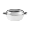 La Opala Casserole with Lid White 200mm LC111