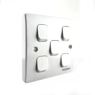 Tronic 5 Gang 2 Way Switch Standard