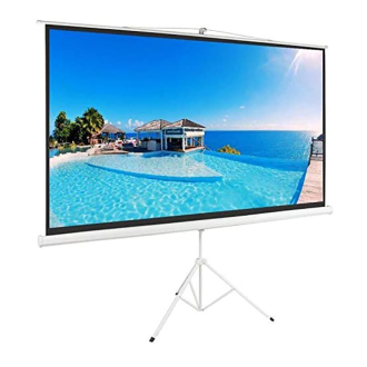 Tripod Manual Projector Screen 145 x 145cm