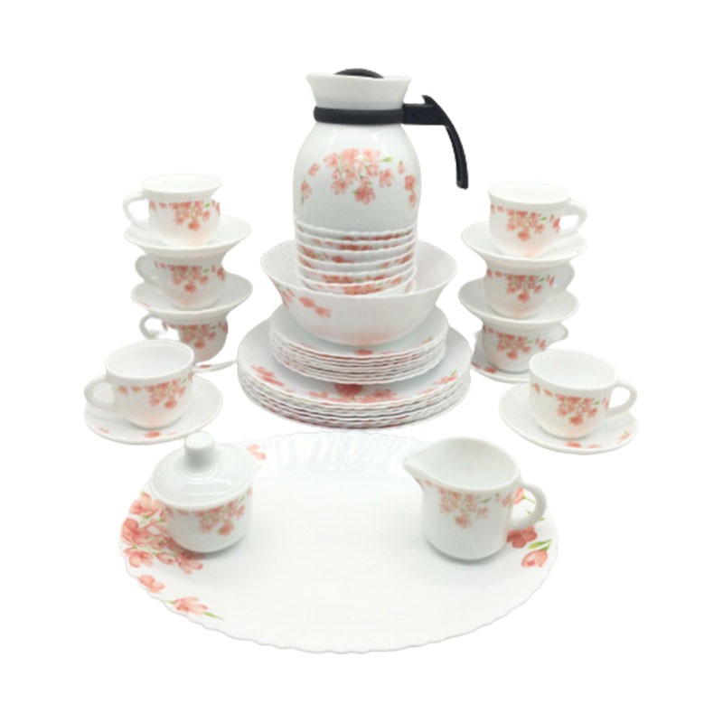 La Opala Dinner Set Aster Pink Classique 47 Pieces Lp047 2 La Opala Dinner Set Aster Pink Classique 47 Pieces Lp047