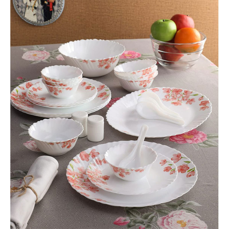La Opala Dinner Set Aster Pink Classique 47 Pieces Lp047 6 La Opala Dinner Set Aster Pink Classique 47 Pieces Lp047