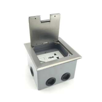 Tronic Floor Socket 1G Universal + RJ45 Data