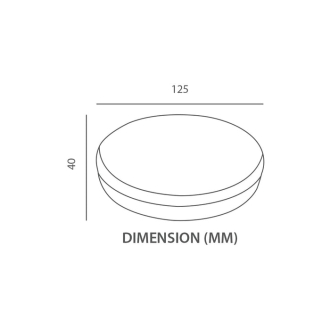 Tronic Round  LED Ceiling Light 9 Watts
