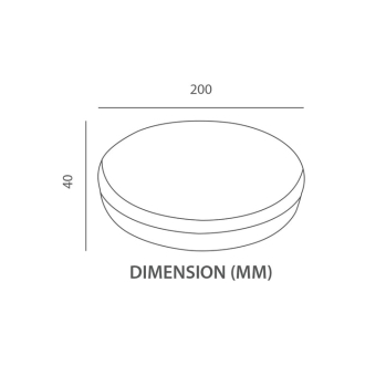 Tronic Round LED Ceiling Light 24 Watts