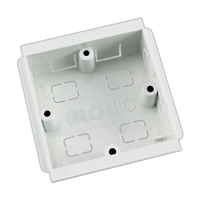 Tronic Compartment Trunking Single Box Pvc 100Mmx50Mm 1 Tronic Compartment Trunking Single Box Pvc 100Mmx50Mm