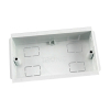 Tronic Compartment Trunking Twin Box PVC 100mmx50mm