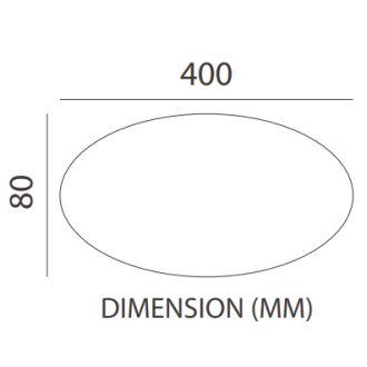 Tronic Sparkling Round LED Changeable (3 Shades) Ceiling Light KD 1807-WH