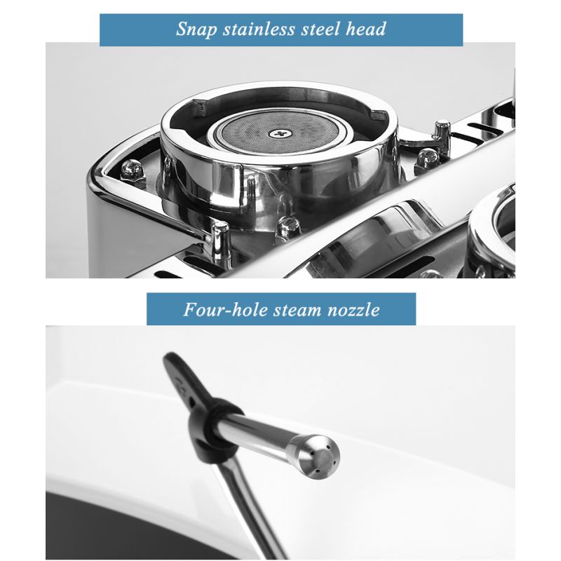 Gemilai Commercial Coffee &Amp; Espresso Machine Double Head 5 Gemilai Commercial Coffee &Amp; Espresso Machine Double Head