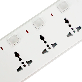 Tronic 4 Way Extension With USB Ports