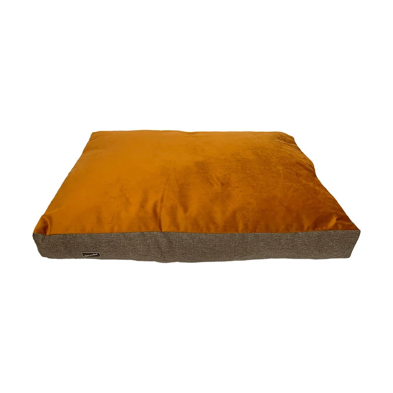 Pv Dog Cushion Bed Medium 90 X 60 X 10Cm Brown &Amp; Blue Yd-Dz01M 1 Pv Dog Cushion Bed Medium 90 X 60 X 10Cm Brown &Amp; Blue Yd-Dz01M