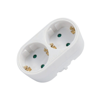 Tronic Power Strip 1-2 WAY EU Plug 2 Pin