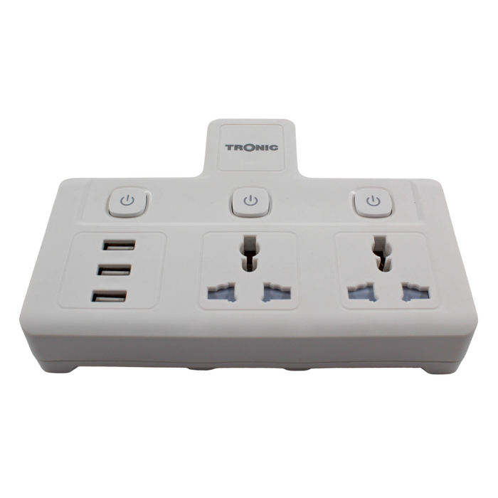 Tronic Multi Socket Adaptor With Usb 4 Tronic Multi Socket Adaptor With Usb