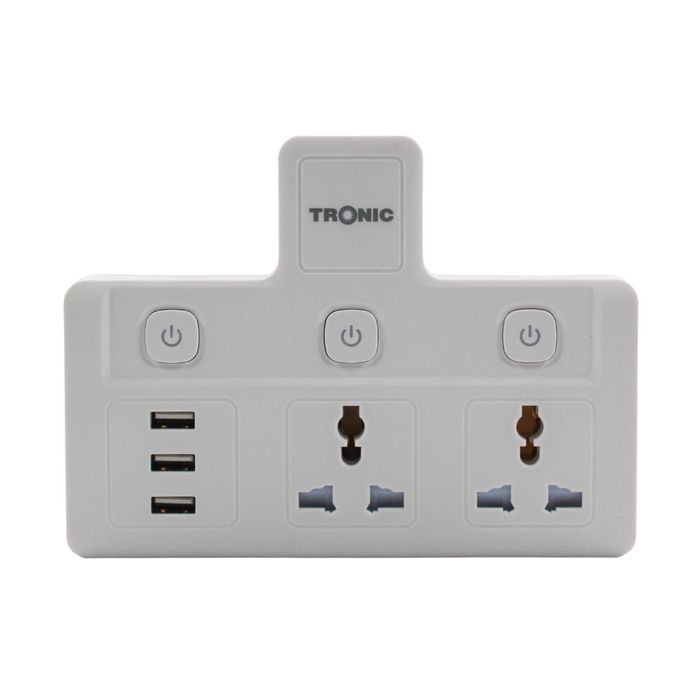 Tronic Multi Socket Adaptor With Usb 5 Tronic Multi Socket Adaptor With Usb