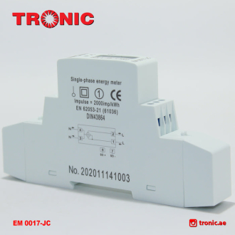 Tronic Single Phase Energy Meter EM 0017-JC