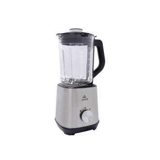 Evvoli Premium Table Blender 1000W with 1.5L Glass Jar with Ice Crush Function, 4 Knife Leaf & 3 Speed Operation Stainless Steel EVKA-BL15HB