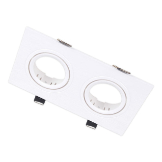 Tronic Twin Rectangular GU10 Recessed Fitting