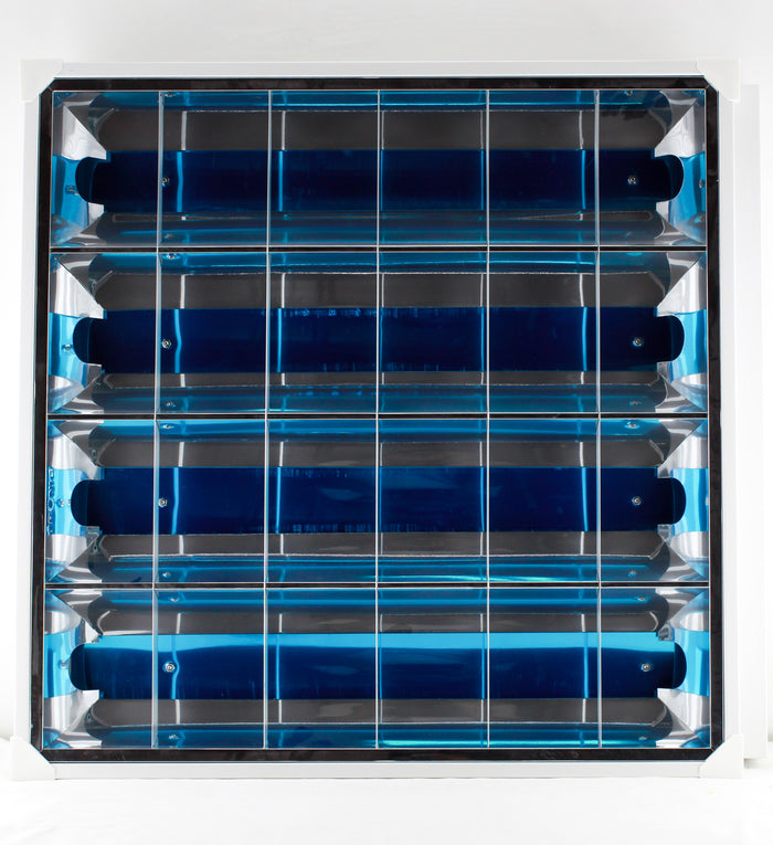 Tronic Fluorescent Louver Recessed Panel 4X9 Watts 1 Tronic Fluorescent Louver Recessed Panel 4X9 Watts