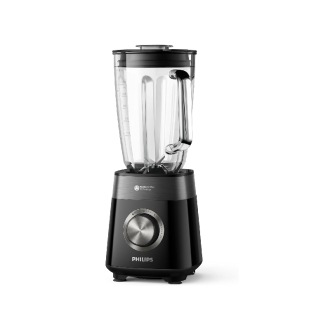 Philips Blender 5000 Series 2L 1200W with 1.5L Plastic Jar, 3 Speed & Pulse, ProBlend Plus Technology, Ice Crushing, Chopper & Mill Attachment HR3033