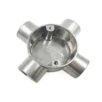 Tronic Junction Circular Box G.I 4 Way