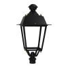 Tronic Black Garden Light Without Pole