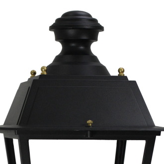 Tronic Black Garden Light Without Pole