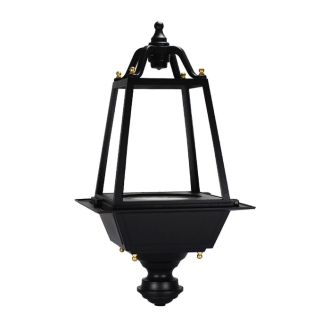 Tronic Black Garden Light Without Pole