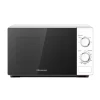 Hisense Microwave 20L 700W Solo Manual, Knobs Push Button, 6 Power Levels, Defrost, Cooking Timer, Cooking Signal, Painted Cavity, Without Grill, White H20MOWS10