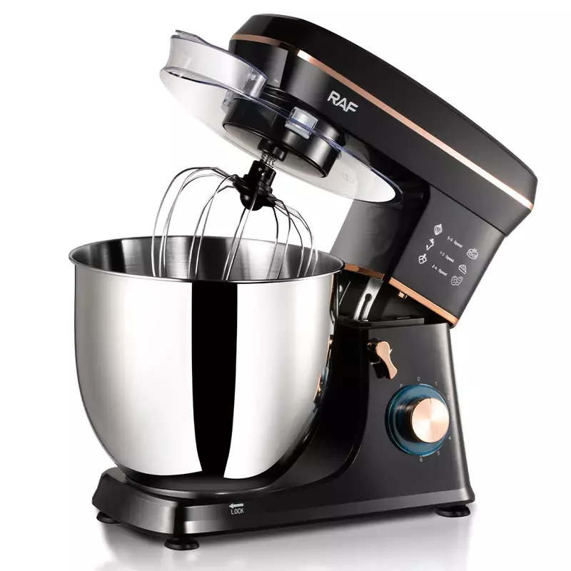 Raf Stand Mixer 10L 1800W Dry Anti Splash Protection, Speeds With Pulse Function, R.6673 3 Raf Stand Mixer 10L 1800W Dry Anti Splash Protection, Speeds With Pulse Function, R.6673