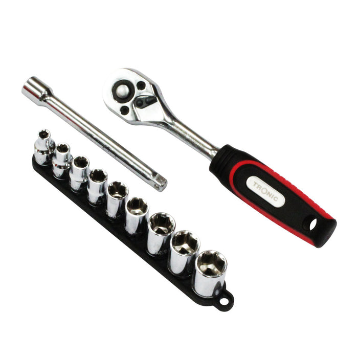 Tronic Driver And Socket Ratchet Set 1 Tronic Driver And Socket Ratchet Set