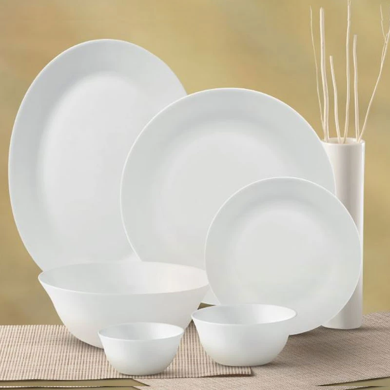 La Opala Dinner Set Ivory White 47 Pieces L1047 2 La Opala Dinner Set Ivory White 47 Pieces L1047